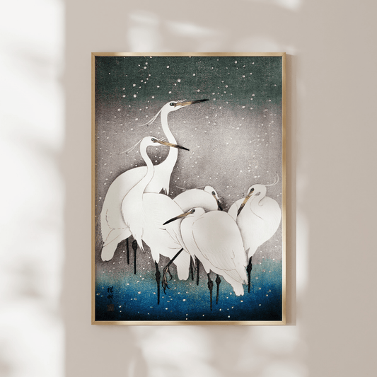 Group of Egrets - Pathos Studio - Art Prints