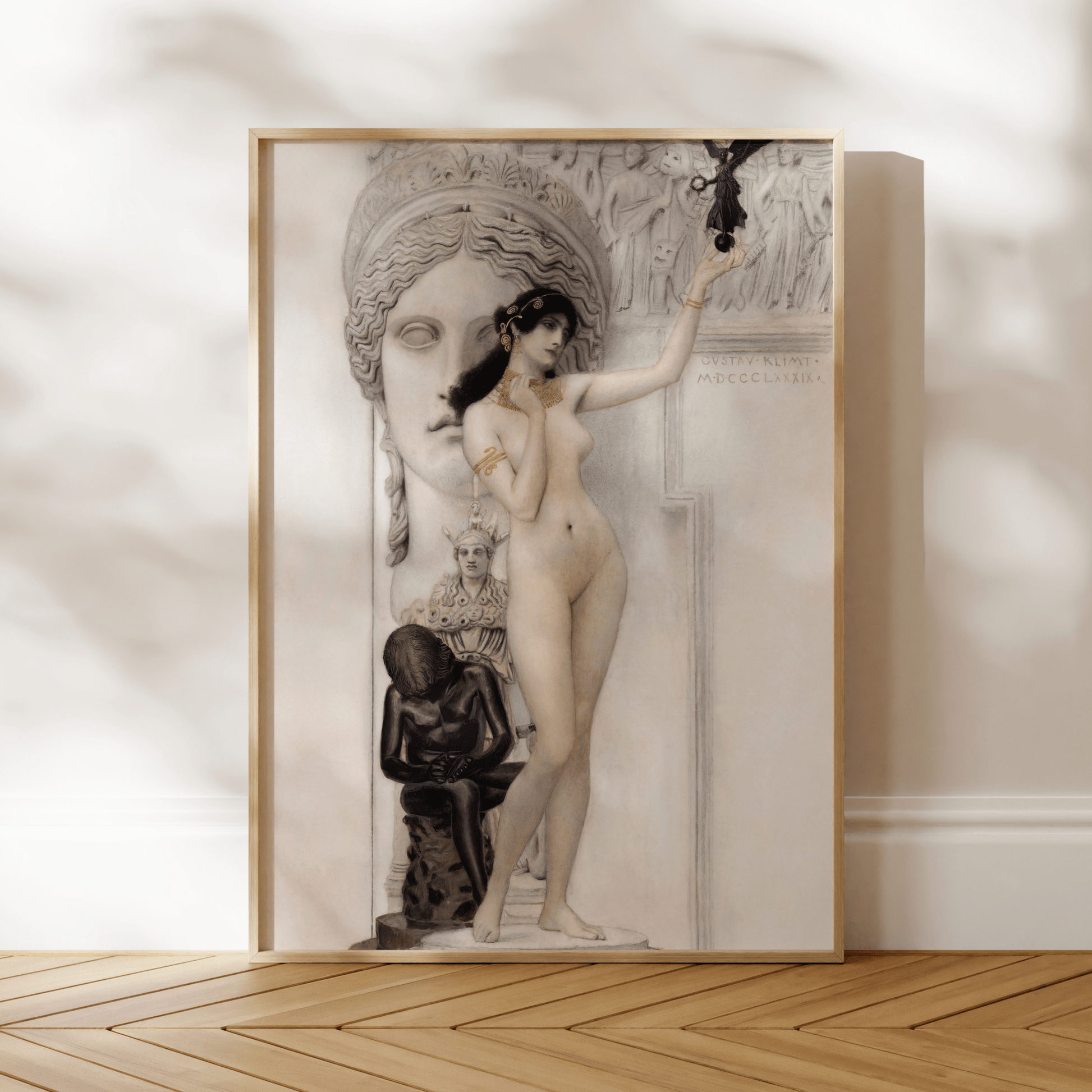 GUSTAV KLIMT - Allegory Of Sculpture - Pathos Studio - Art Prints