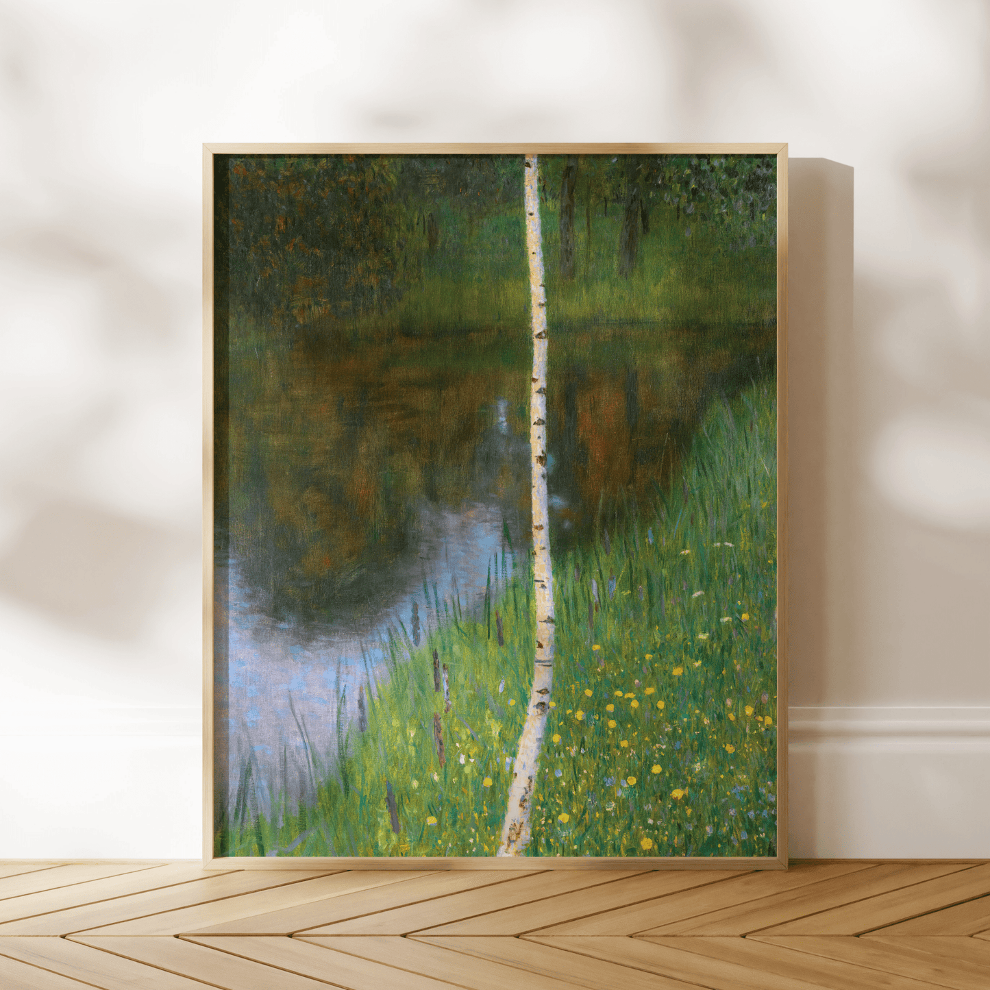GUSTAV KLIMT - Lakeshore With Birches - Pathos Studio - Art Prints