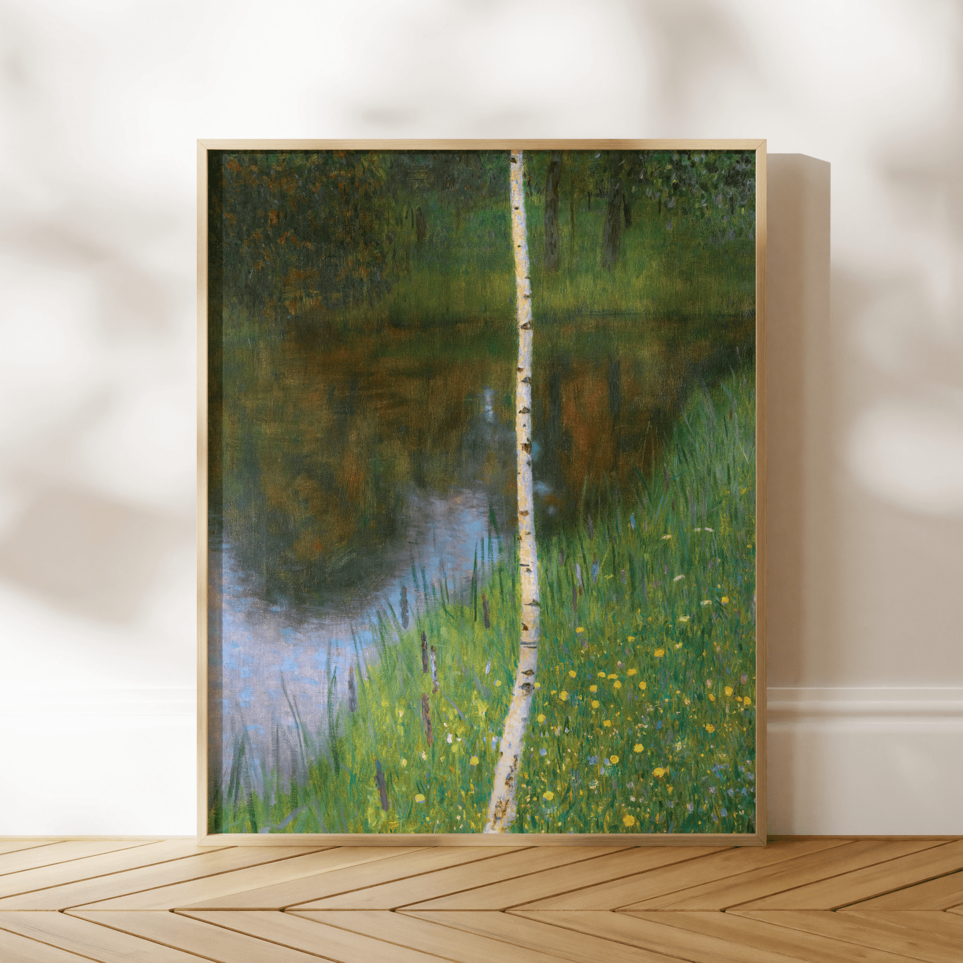 GUSTAV KLIMT - Lakeshore With Birches - Pathos Studio - Art Prints