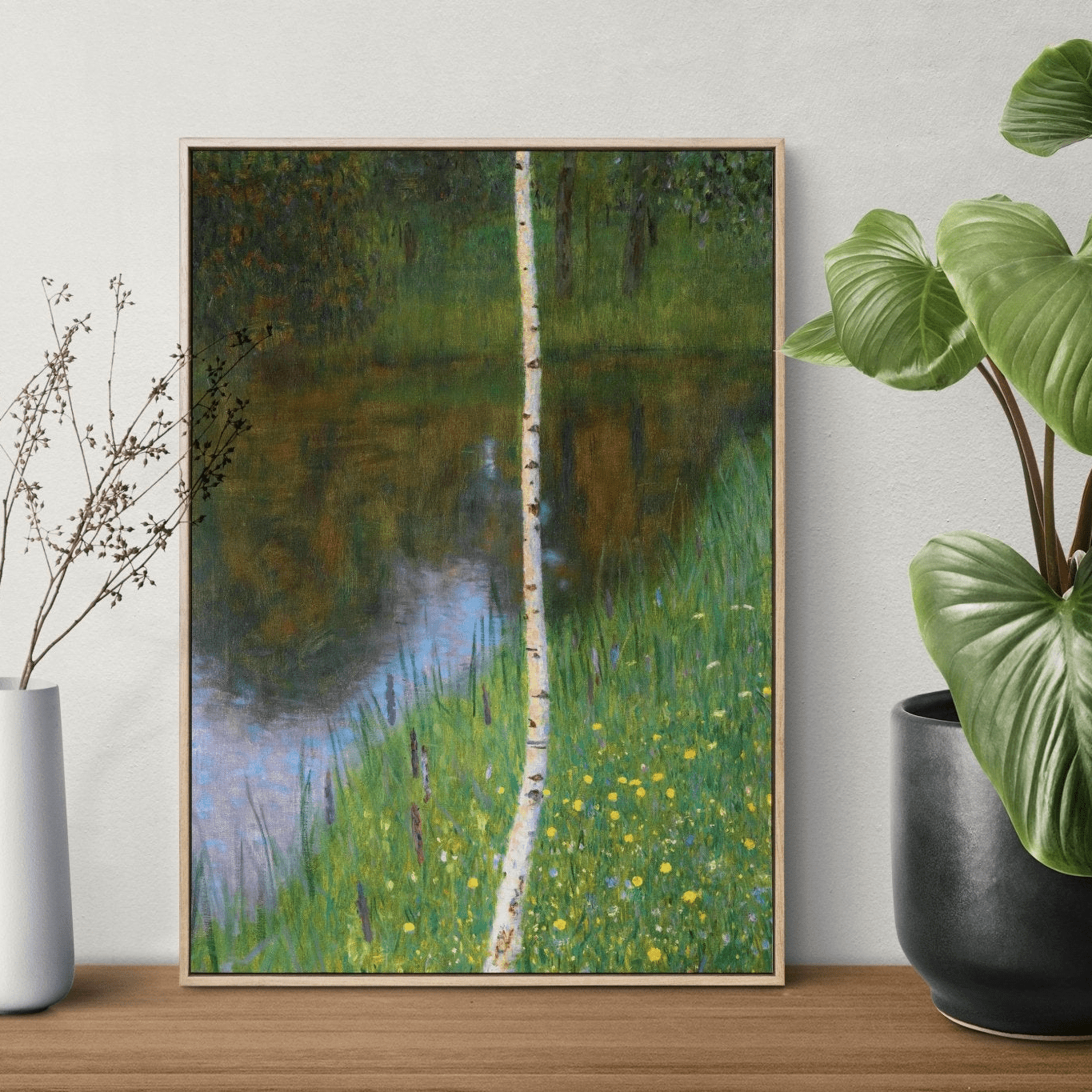 GUSTAV KLIMT - Lakeshore With Birches - Pathos Studio - Art Prints