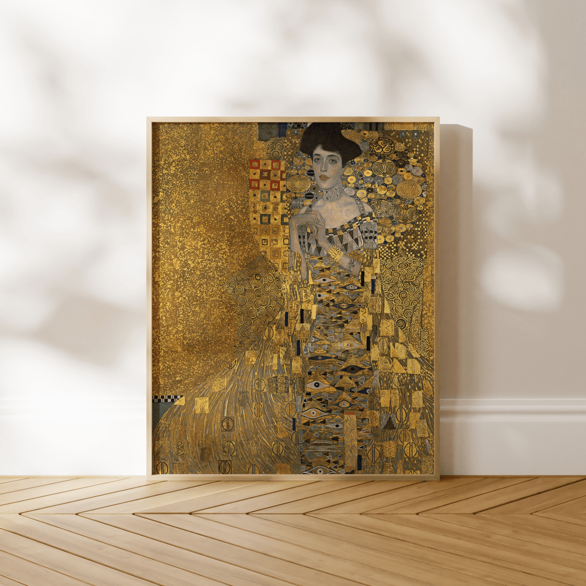 Gustav Klimt - Set Of 3 Gold Portrait Prints - Pathos Studio - Art Print Sets