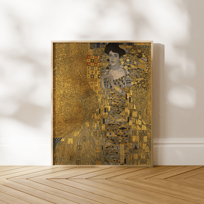 Gustav Klimt - Set Of 3 Gold Portrait Prints - Pathos Studio - Art Print Sets