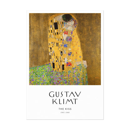 GUSTAV KLIMT - The Kiss (Poster Style) - Pathos Studio -