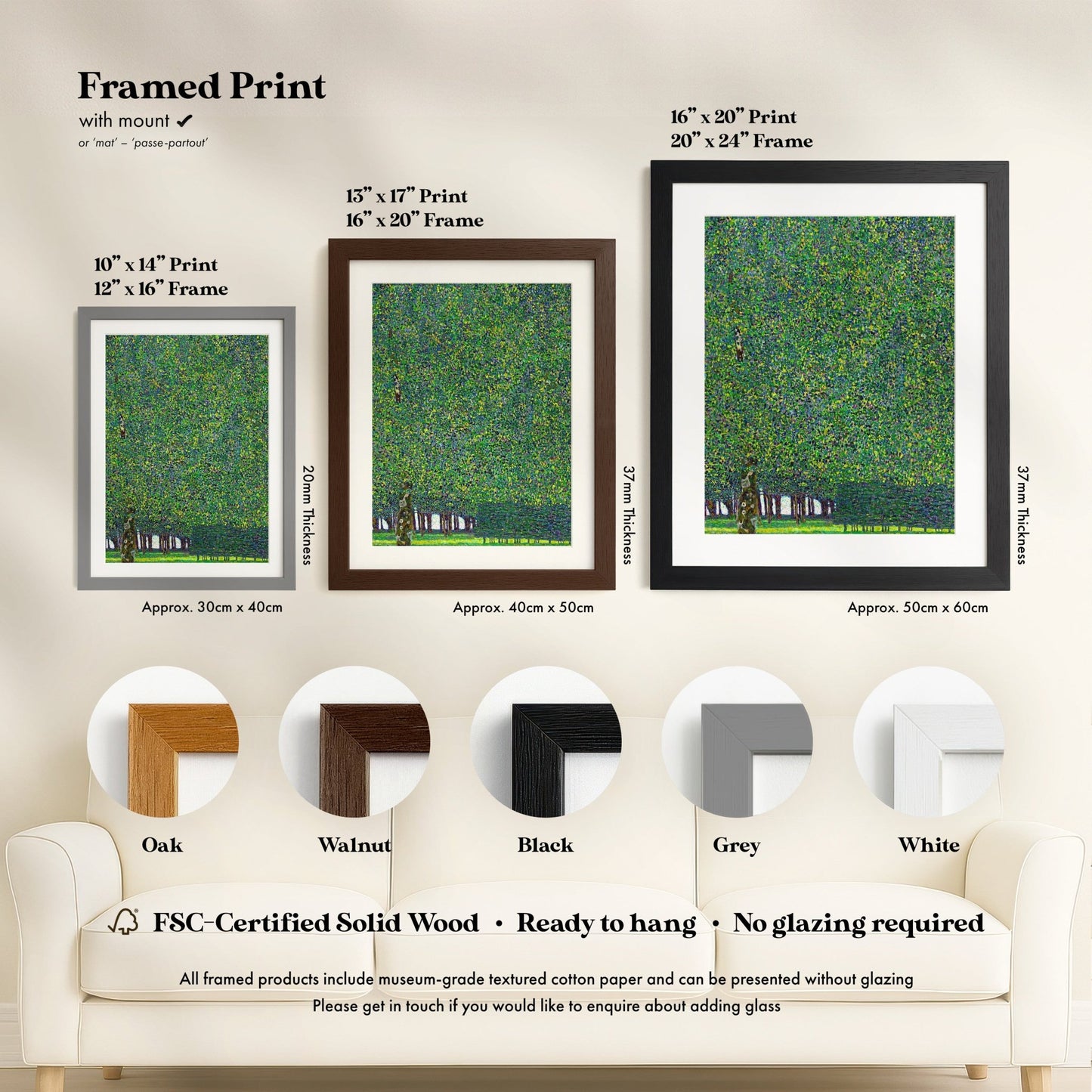 Gustav Klimt - The Park | Art Prints | Pathos Studio