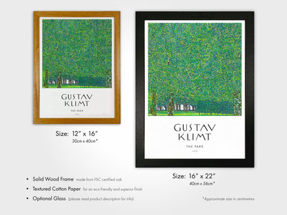 GUSTAV KLIMT - The Park (Poster Style) - Pathos Studio - Art Prints