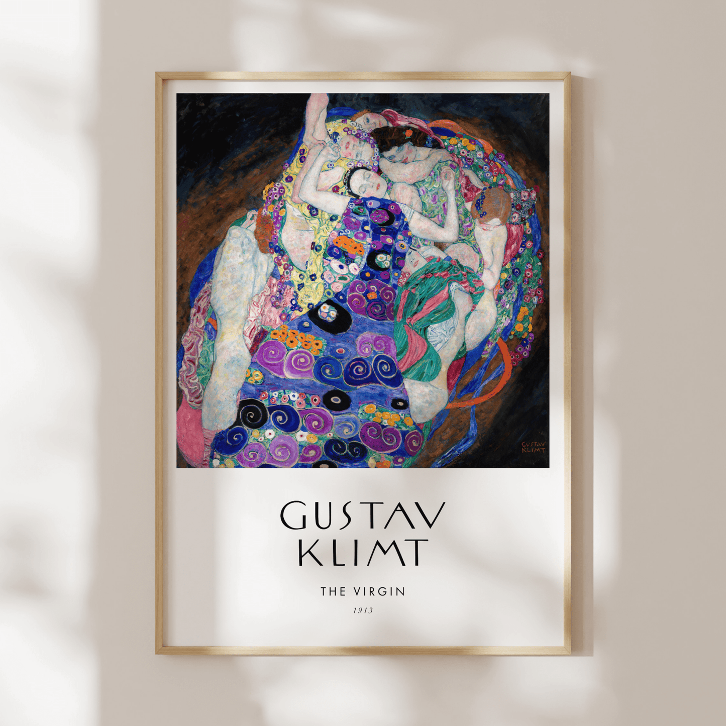 GUSTAV KLIMT - The Virgin / Maiden (Poster Style) - Pathos Studio - Art Prints