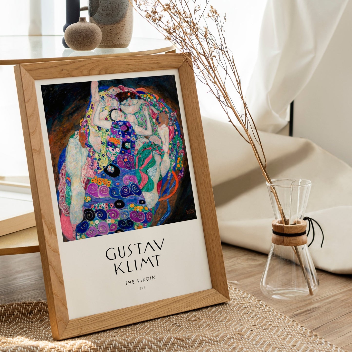 GUSTAV KLIMT - The Virgin / Maiden (Poster Style) - Pathos Studio - Art Prints