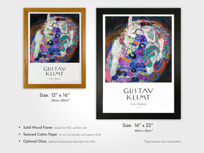 GUSTAV KLIMT - The Virgin / Maiden (Poster Style) - Pathos Studio - Art Prints