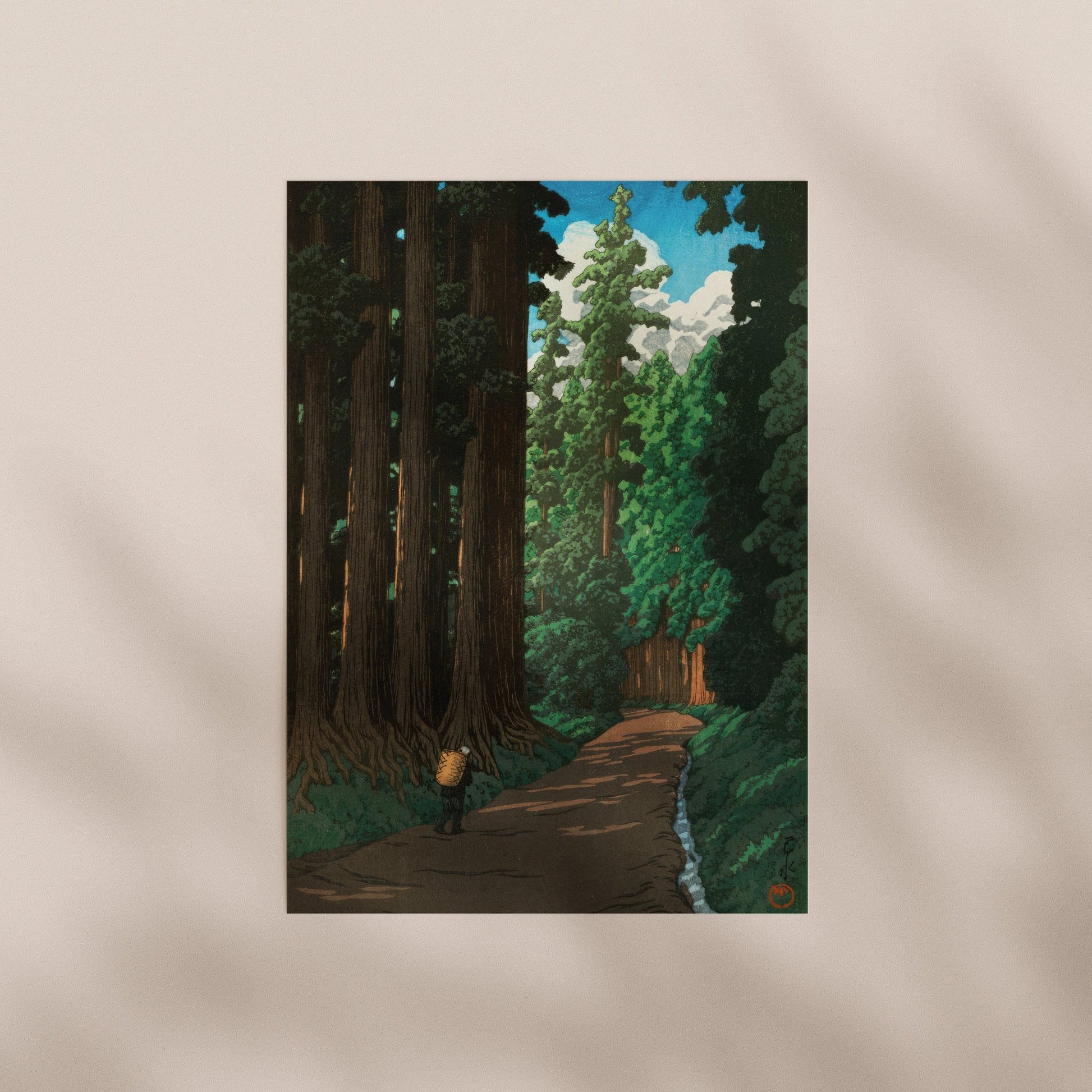 Hasui Kawase - Road To Nikko | Art Prints | Pathos Studio