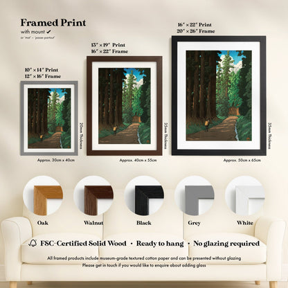 Hasui Kawase - Road To Nikko | Art Prints | Pathos Studio