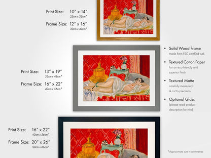 Henri Matisse - Odalisque, Harmony In Red | Art Prints | Pathos Studio