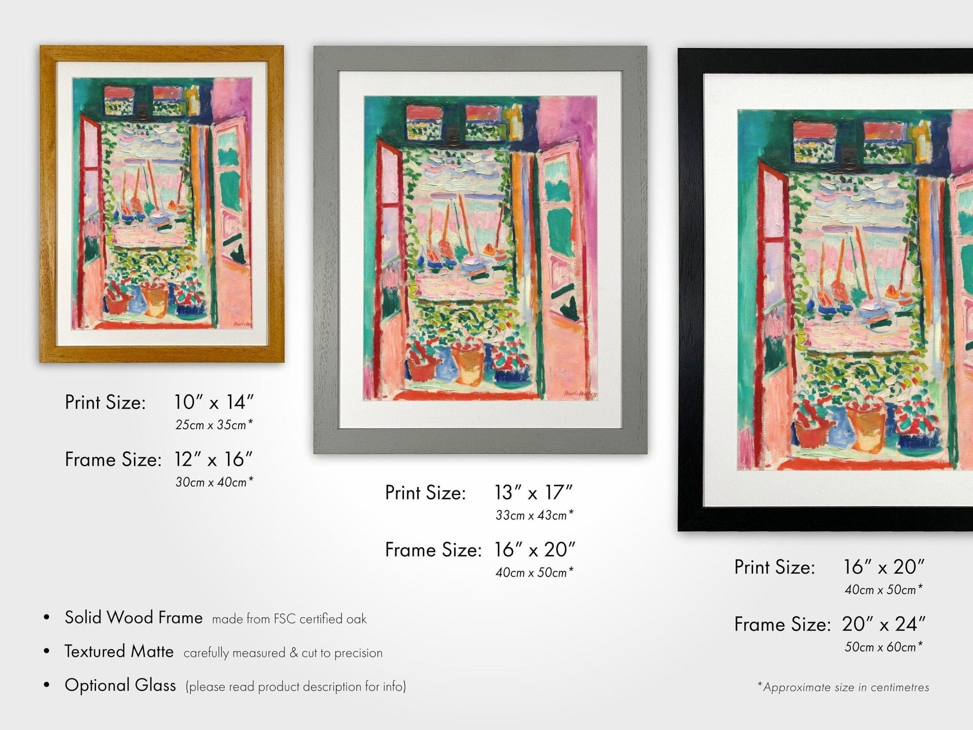 Henri Matisse - Open Window | Art Prints | Pathos Studio