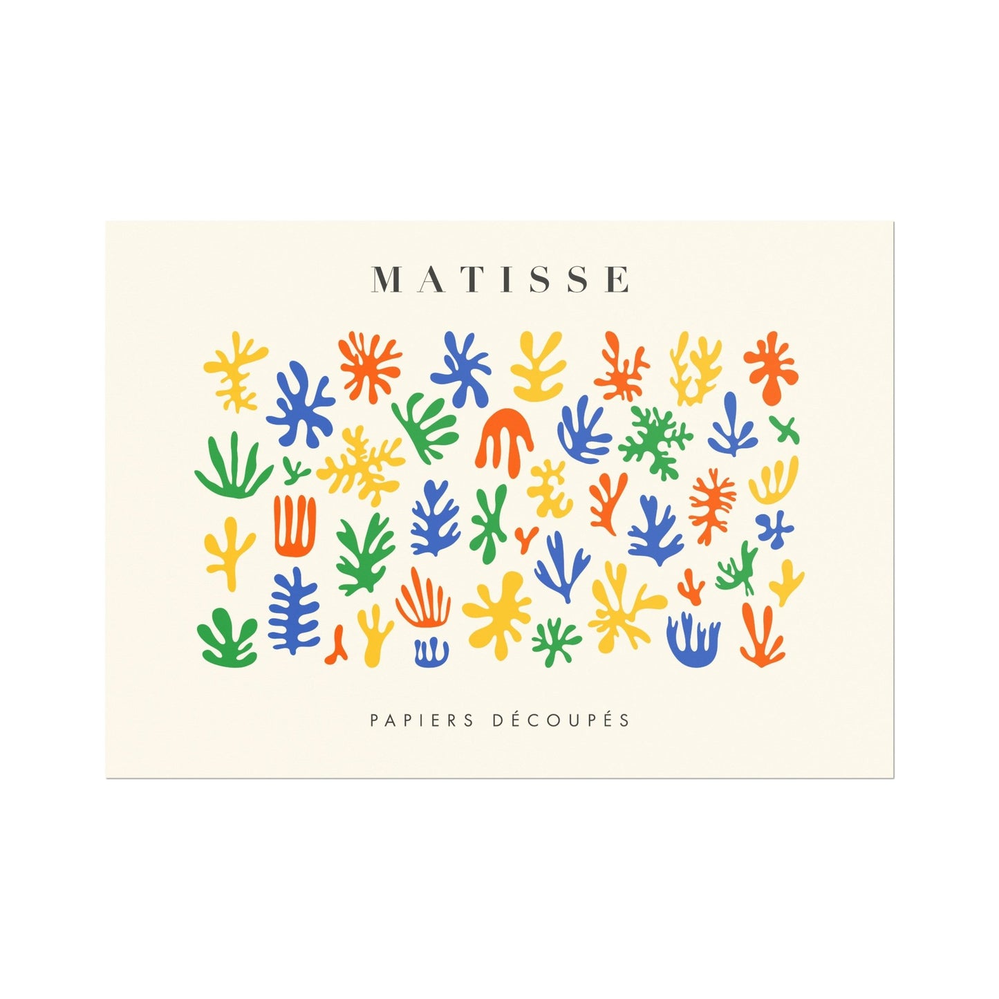 Henri Matisse - Papier Découpés (Exhibition Poster) | Art Prints | Pathos Studio