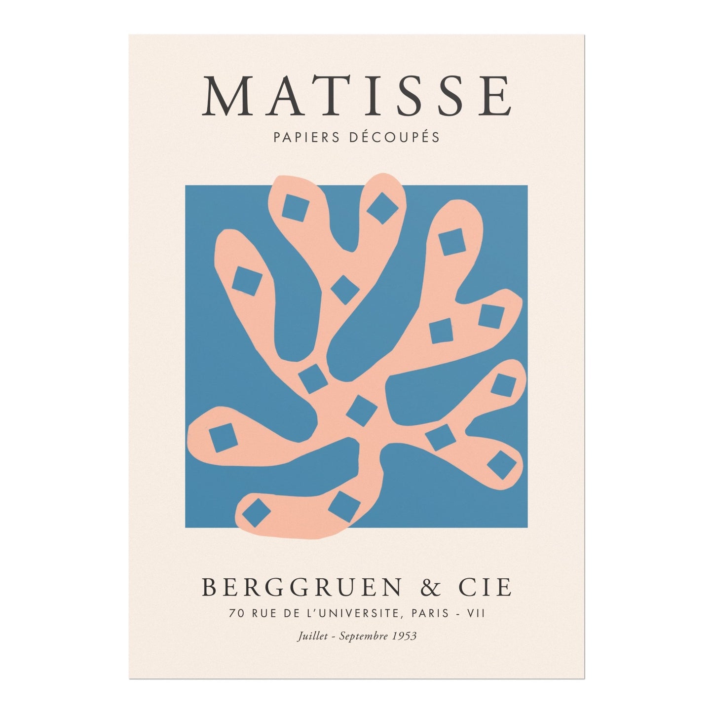 Henri Matisse - Papier Découpés (Exhibition Poster) | Art Prints | Pathos Studio
