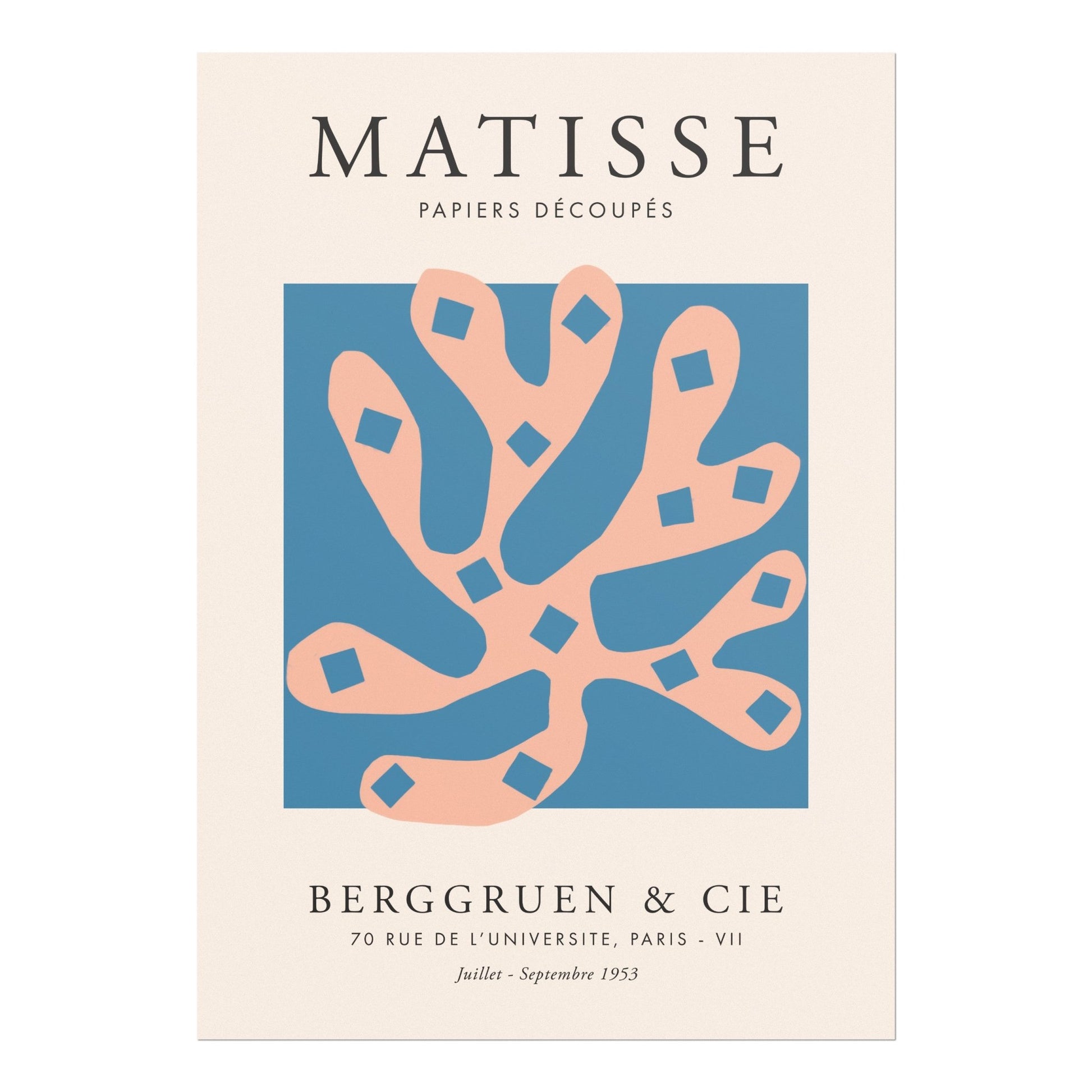 Henri Matisse - Papier Découpés (Exhibition Poster) | Art Prints | Pathos Studio