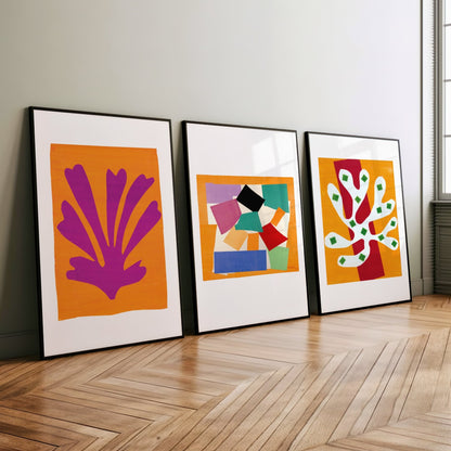 Henri Matisse - Set Of 3 Nature Cut - Outs | Art Print Sets | Pathos Studio