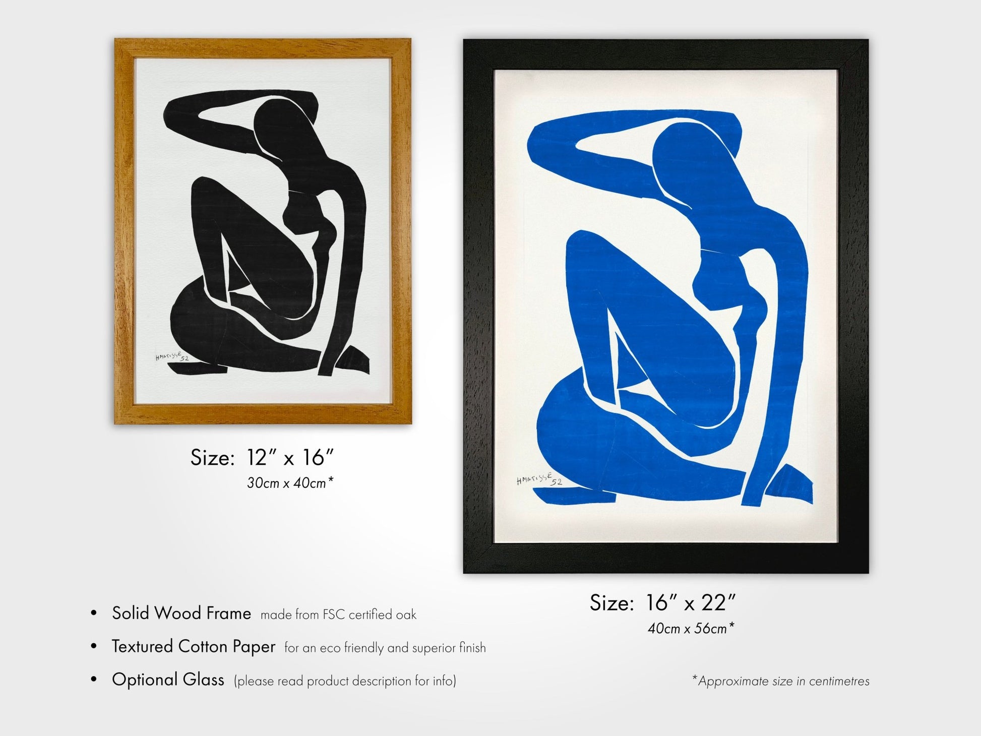 Henri Matisse - Woman Cut - Out from 'The Blue Nudes' | Art Prints | Pathos Studio