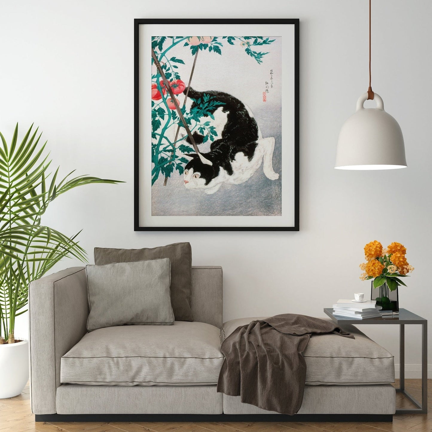 HIROAKI TAKAHASHI - Cat with Tomato Plant - Pathos Studio -