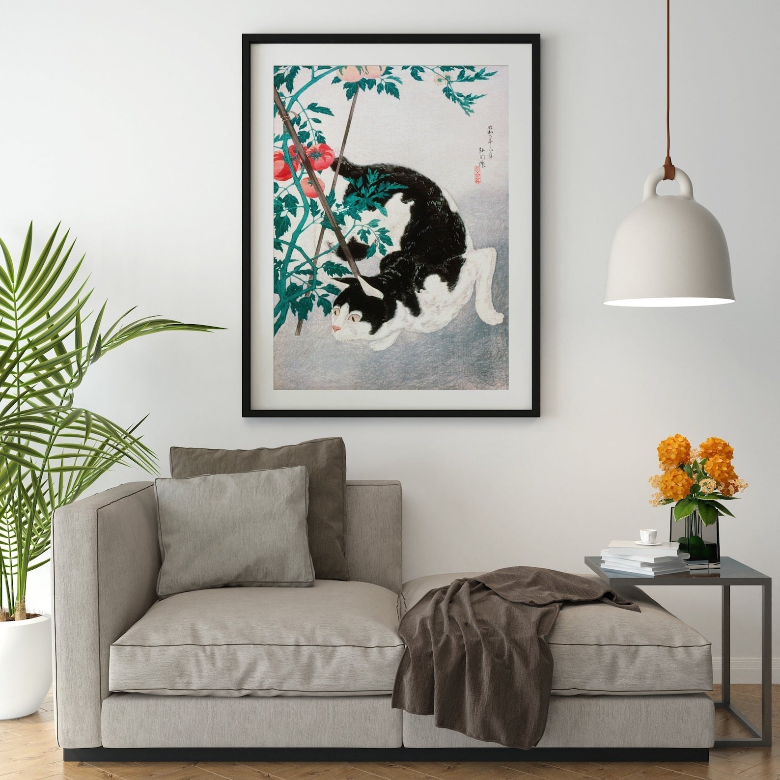 HIROAKI TAKAHASHI - Cat with Tomato Plant - Pathos Studio -