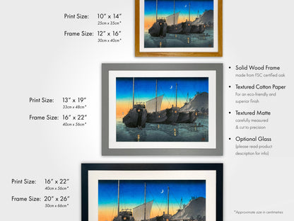 HIROAKI TAKAHASHI - Junks In Inatori Bay - Pathos Studio - Art Prints