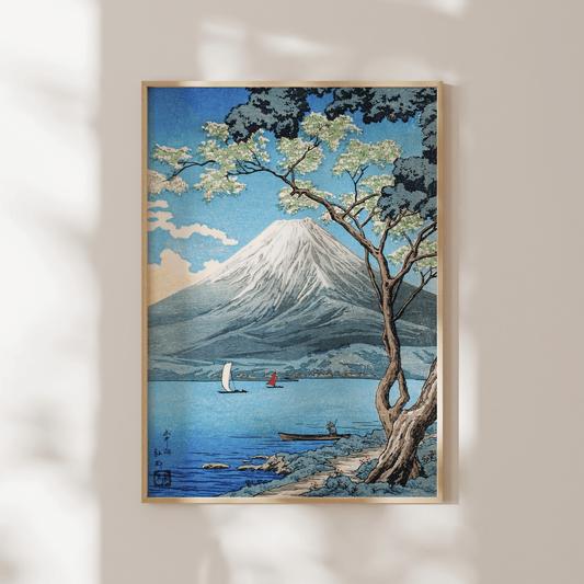 HIROAKI TAKAHASHI - Mount Fuji From Lake Yamanaka - Pathos Studio - Art Prints