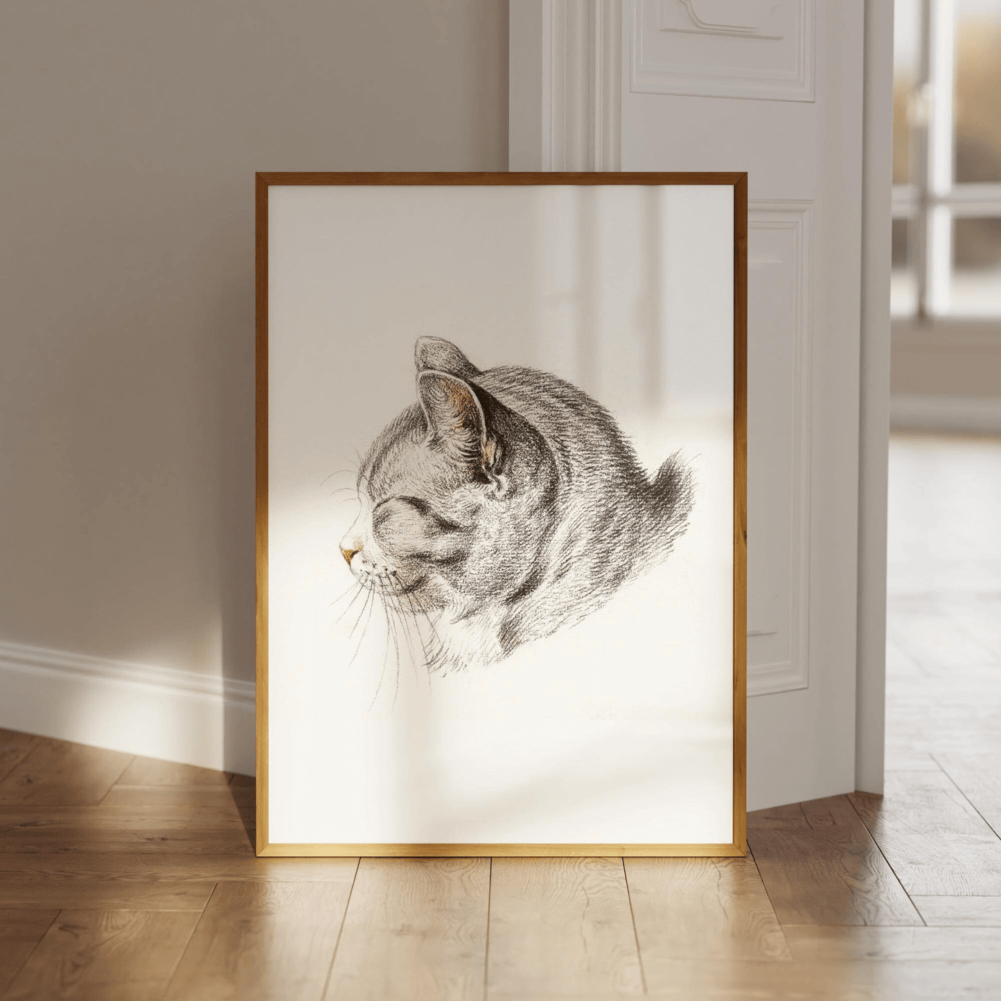 Jean Bernard - Sketch of a Cat | Art Prints | Pathos Studio