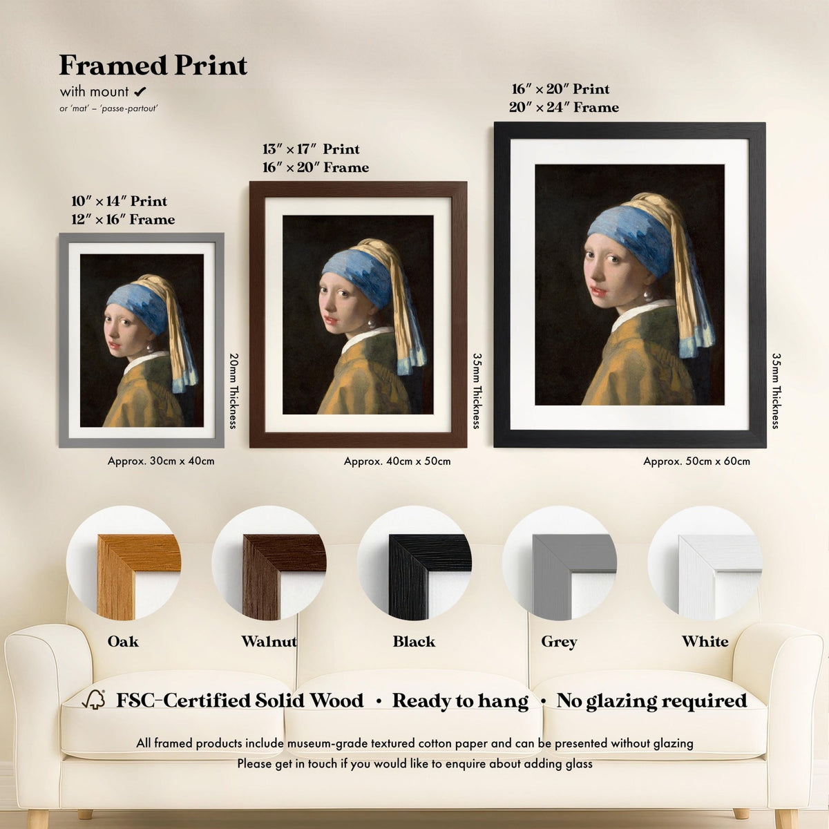 Johannes Vermeer - Girl with a Pearl Earring | Art Prints | Pathos Studio