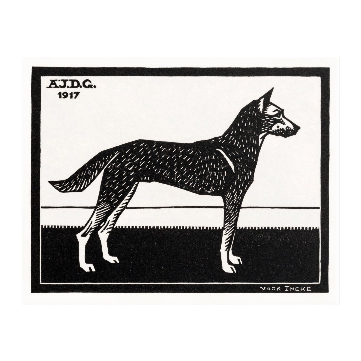 Julie De Graag - Dog | Art Prints | Pathos Studio
