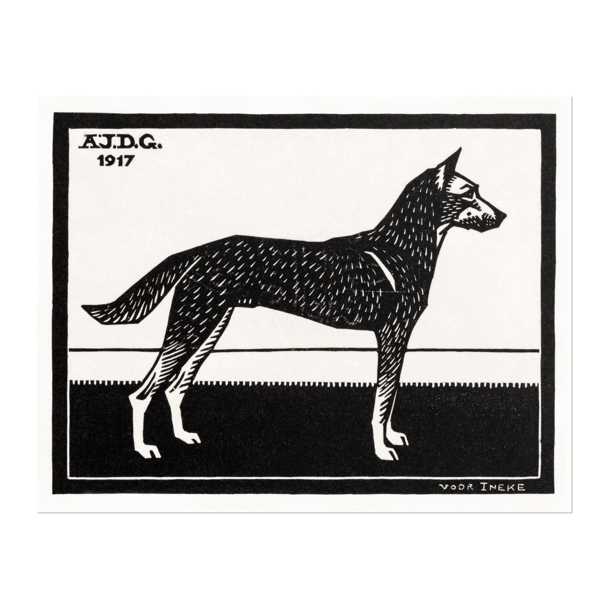 Julie De Graag - Dog | Art Prints | Pathos Studio
