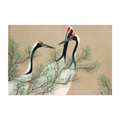 KAMISAKA SEKKA - Cranes from Momoyogusa - Pathos Studio - Art Prints