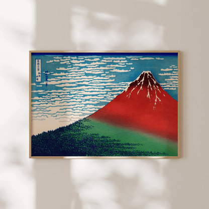 KATSUSHIKA HOKUSAI - Fine Wind, Clear Morning - Pathos Studio - Art Prints