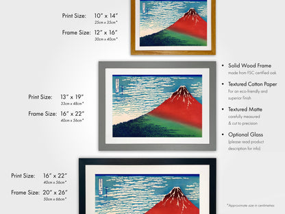 KATSUSHIKA HOKUSAI - Fine Wind, Clear Morning - Pathos Studio - Art Prints