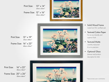 KATSUSHIKA HOKUSAI - Goten - Yama Hill, Shinagawa on the Tokaido - Pathos Studio - Art Prints