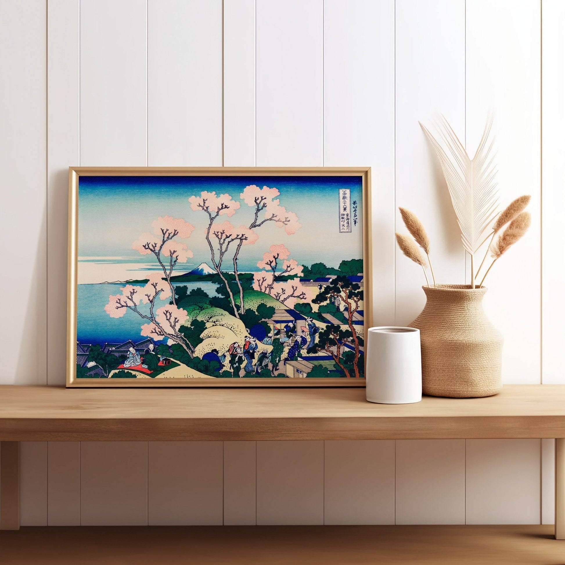 KATSUSHIKA HOKUSAI - Goten - Yama Hill, Shinagawa on the Tokaido - Pathos Studio - Art Prints
