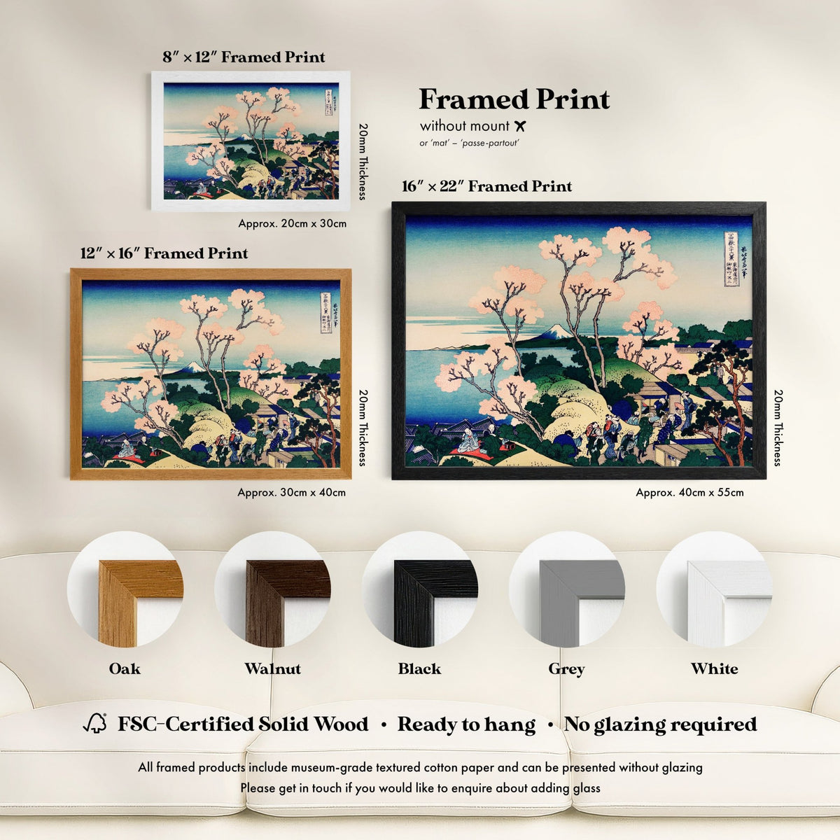 Katsushika Hokusai - Goten-Yama Hill, Shinagawa on the Tokaido | Art Prints | Pathos Studio