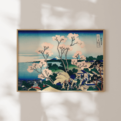 KATSUSHIKA HOKUSAI - Goten - Yama Hill, Shinagawa on the Tokaido - Pathos Studio - Art Prints