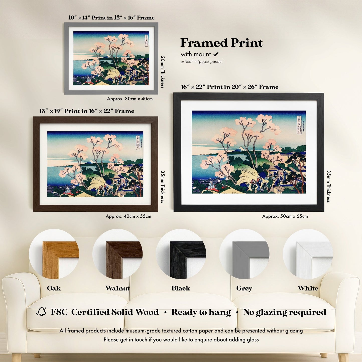 Katsushika Hokusai - Goten-Yama Hill, Shinagawa on the Tokaido | Art Prints | Pathos Studio