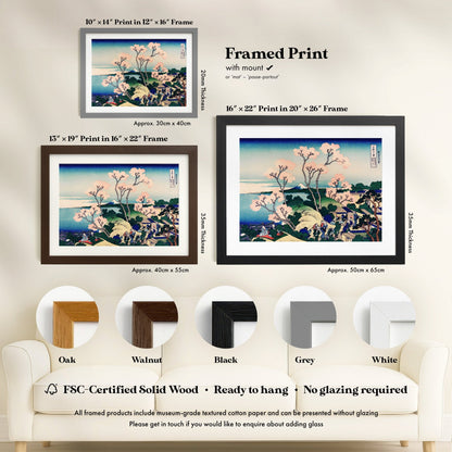 Katsushika Hokusai - Goten-Yama Hill, Shinagawa on the Tokaido | Art Prints | Pathos Studio