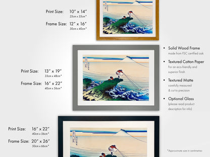 KATSUSHIKA HOKUSAI - Koshu Kajikazawa - Pathos Studio - Art Prints