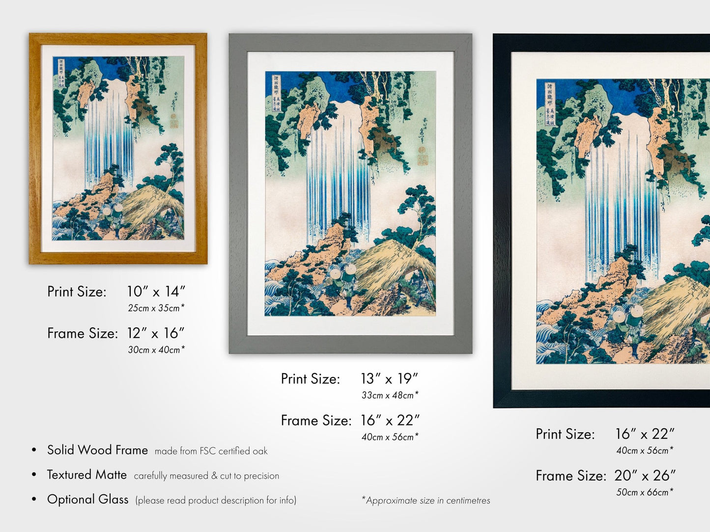 KATSUSHIKA HOKUSAI - Yoro Waterfall In Mino Province - Pathos Studio - Art Prints