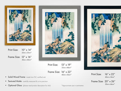 KATSUSHIKA HOKUSAI - Yoro Waterfall In Mino Province - Pathos Studio - Art Prints