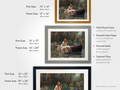Lady Of Shalott by John William Waterhouse - Pathos Studio - Art Prints