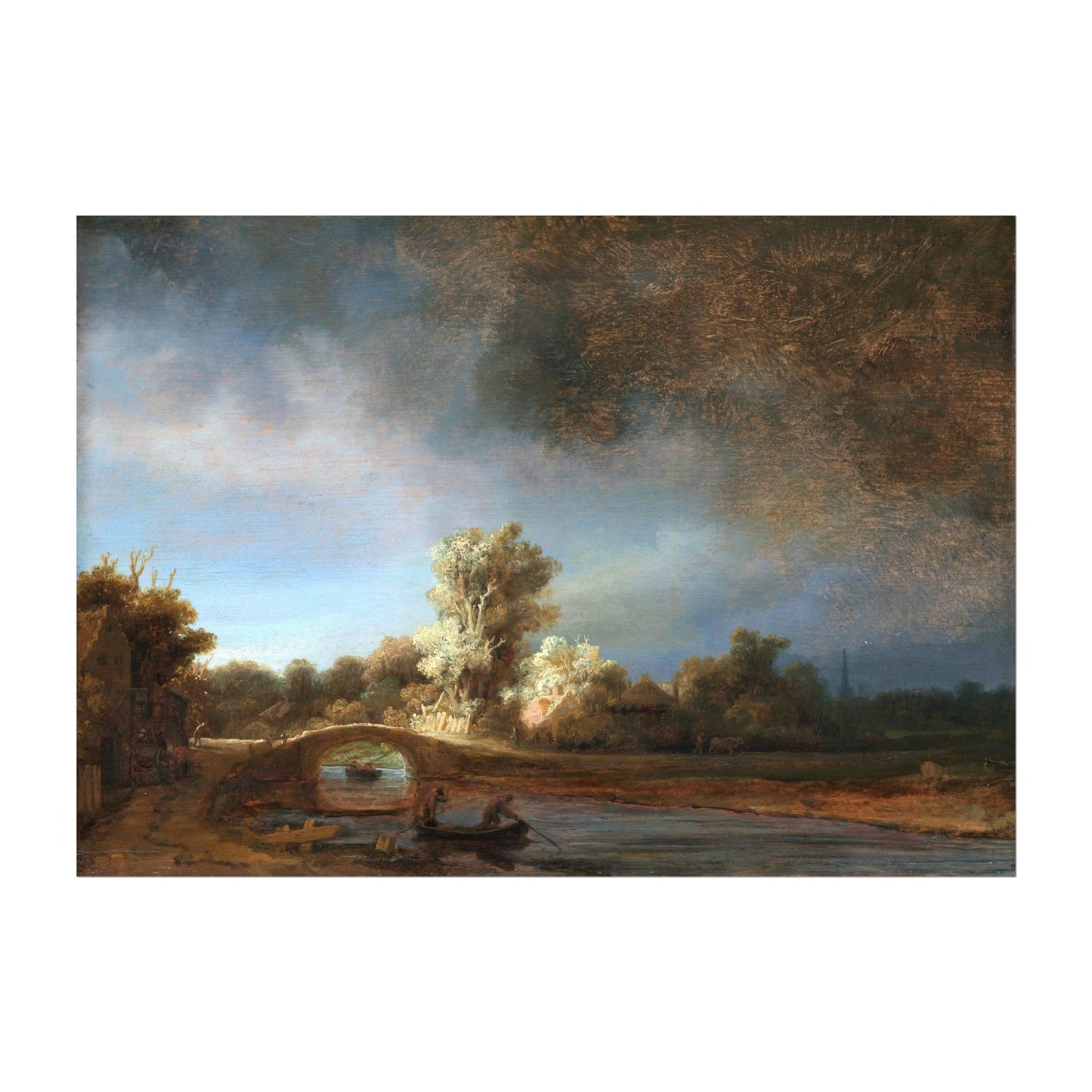 Landscape With A Stone Bridge - Pathos Studio - Art Prints