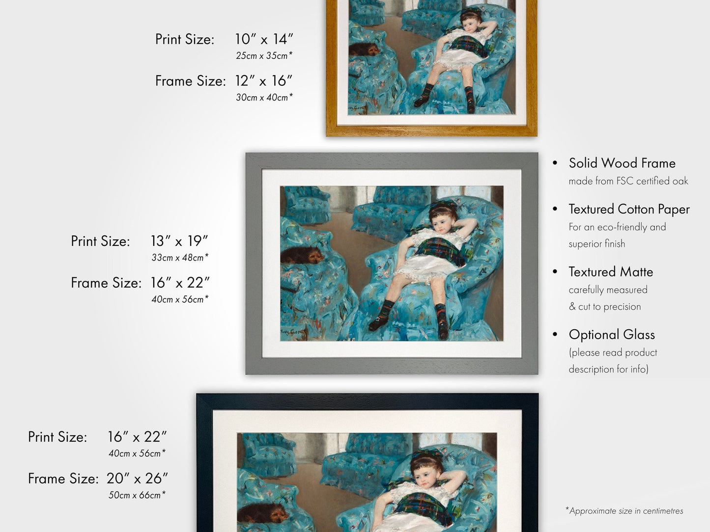 Mary Cassatt - Little Girl In Blue Armchair | Art Prints | Pathos Studio