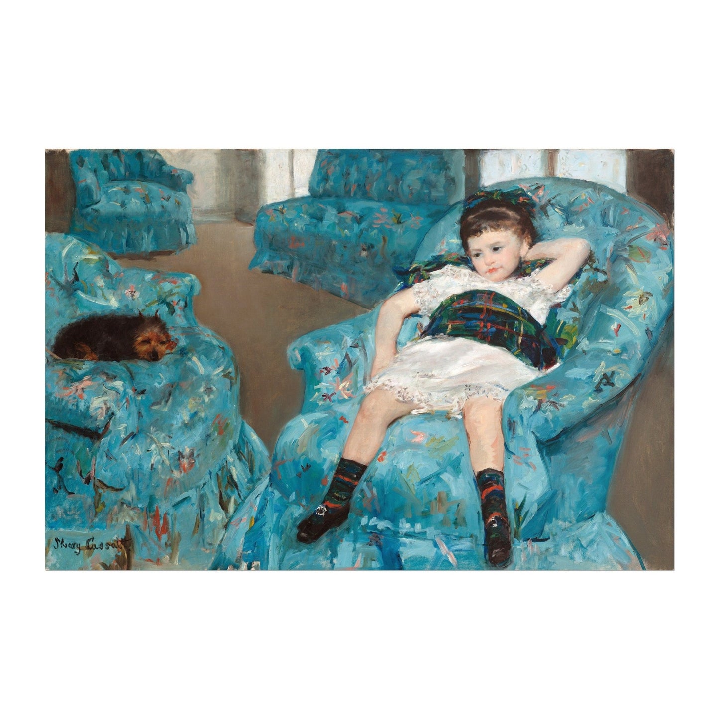 Mary Cassatt - Little Girl In Blue Armchair | Art Prints | Pathos Studio