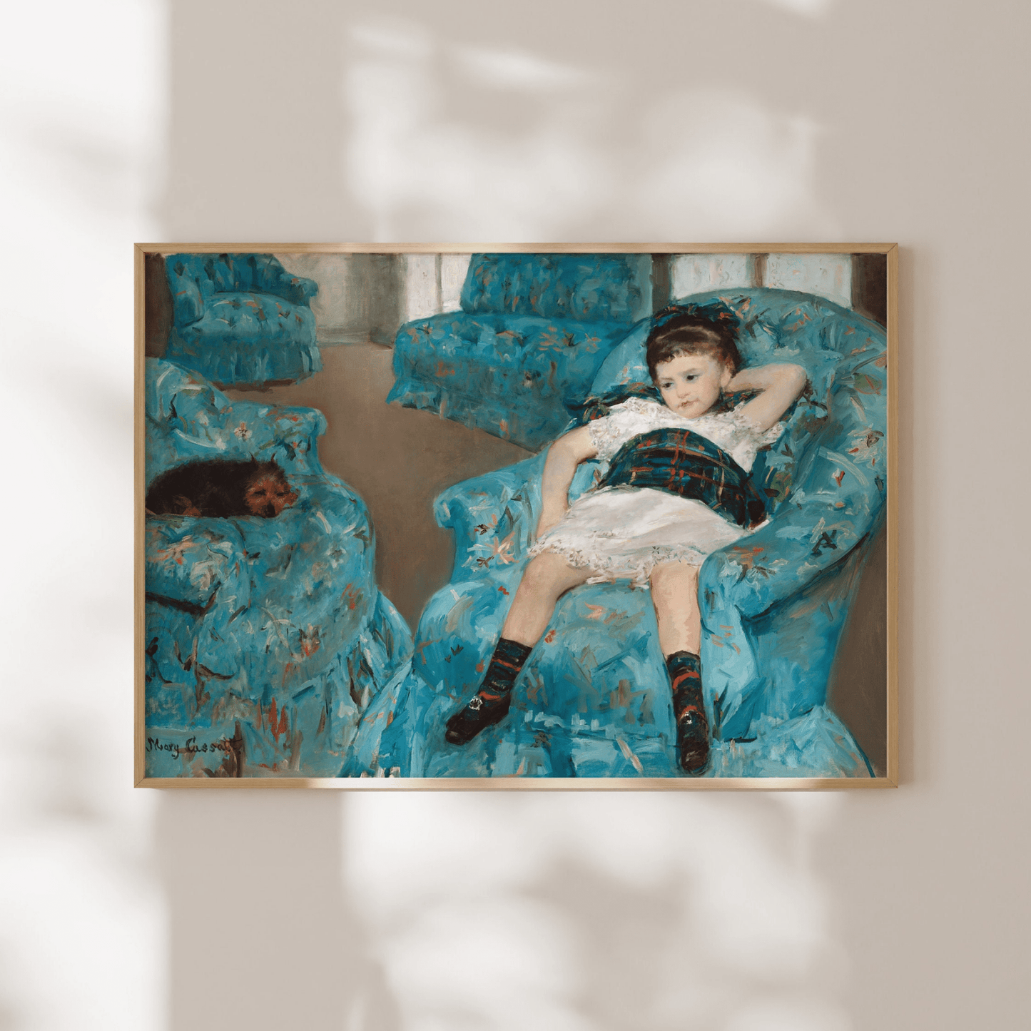 Mary Cassatt - Little Girl In Blue Armchair | Art Prints | Pathos Studio