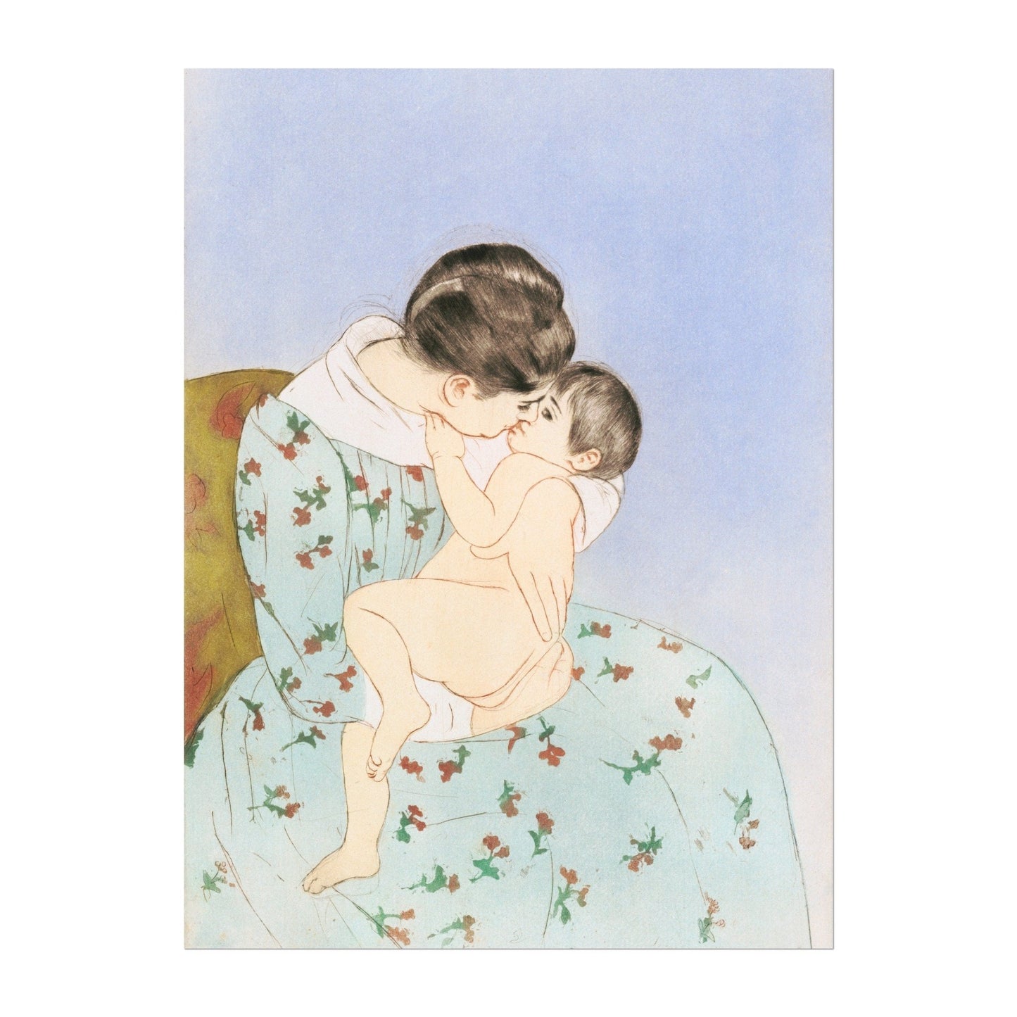 Mary Cassatt - Mother's Kiss | Art Prints | Pathos Studio