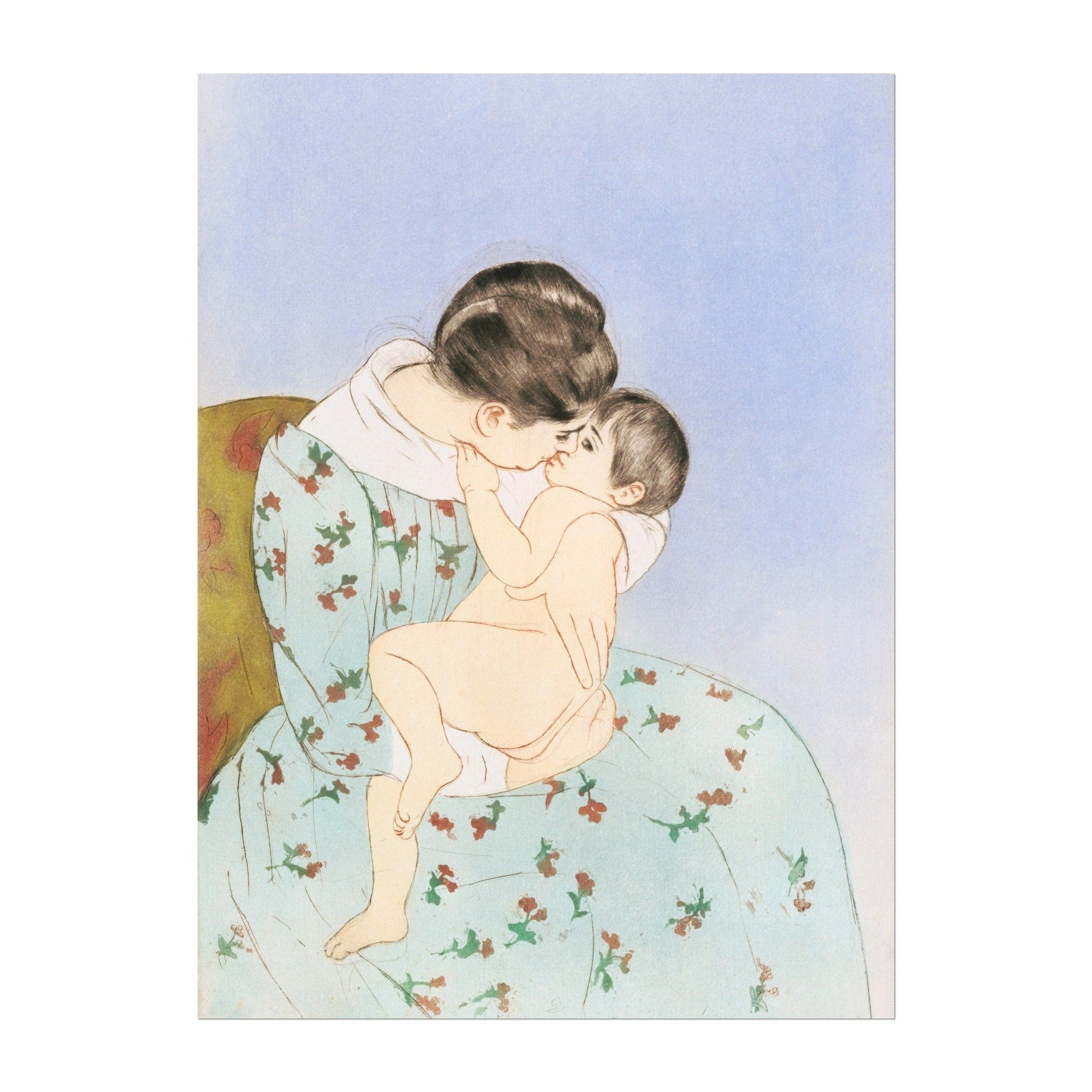 Mary Cassatt - Mother's Kiss | Art Prints | Pathos Studio