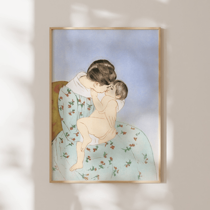 Mary Cassatt - Mother's Kiss | Art Prints | Pathos Studio